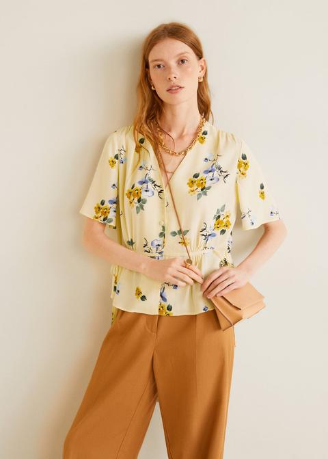 Blouse À Fleurs