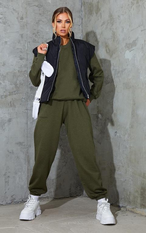 Prettylittlething Khaki Est 2012 Joggers