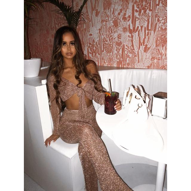 rose gold 2 piece set