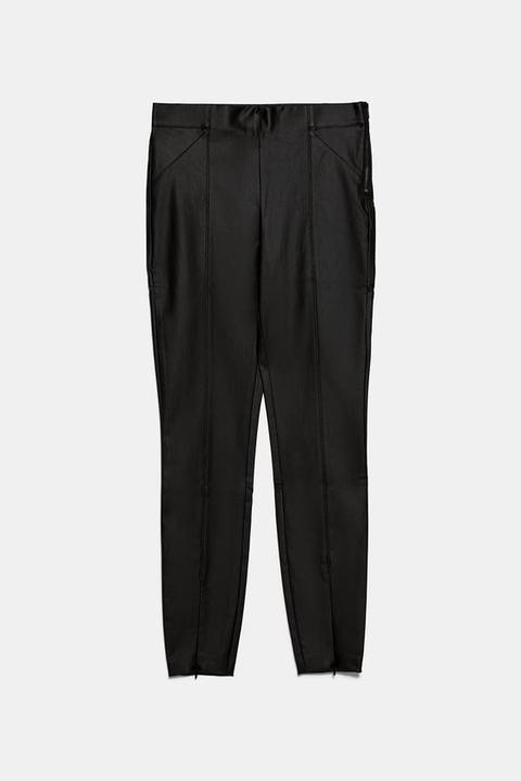 Legging À Effet Ciré