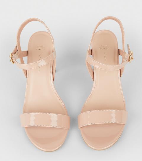 pink wide fit sandals online store 