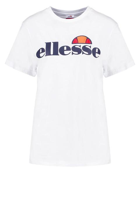 Ellesse Albany Tshirt Con Stampa Optic White