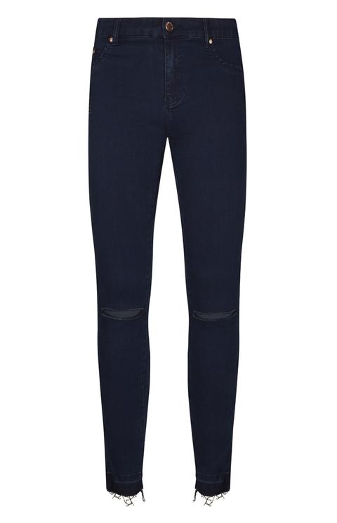 Indigo Sateen Skinny
