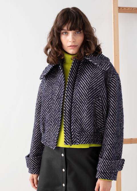 Other stories herringbone coat hot sale
