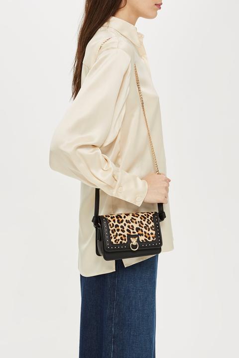 Womens Panther Pony Cross Body Bag - True Leopard, True Leopard