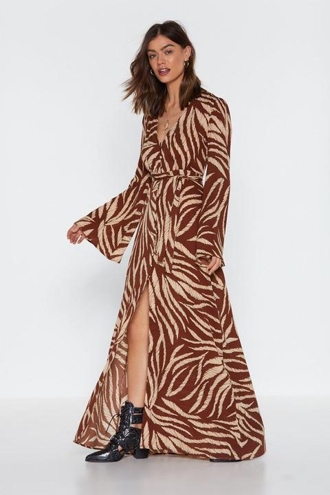 Without Feather Ado Maxi Dress