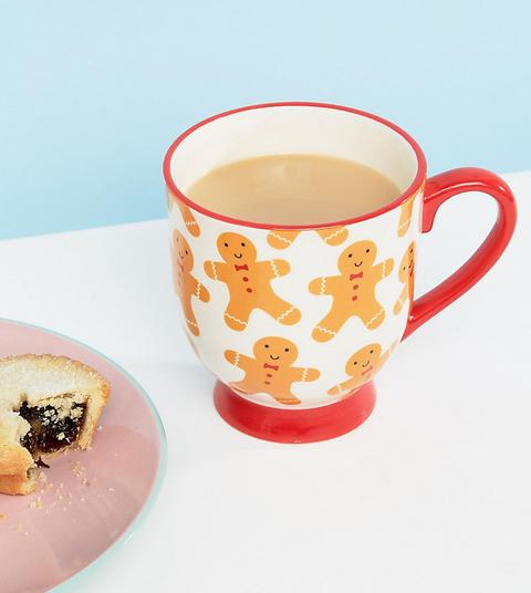 Esclusiva Sass & Belle - Tazza Natalizia Con Pan Di Zenzero - Multicolore