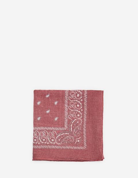 Foulard Bandana Lungo Granata