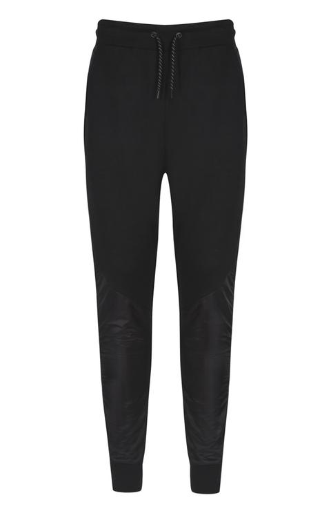 Black Nylon Jogger