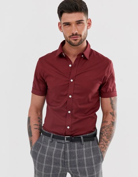 New Look Oxford Shirt In Muscle Fit In 