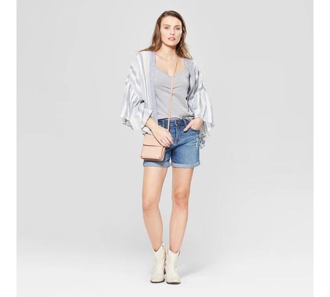 Women's Mid-rise Rolled Hem Boyfriend 