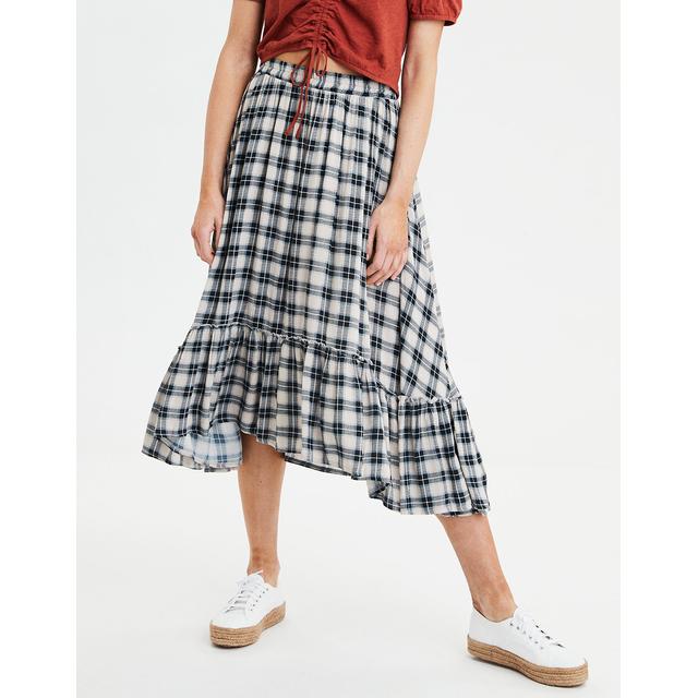 plaid american eagle skirt