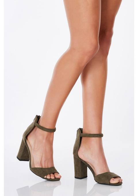 Double Or Nothing Block Heels