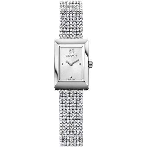 Orologio Memories, Cinturino In Crystal Mesh, Bianco, Tono Argentato