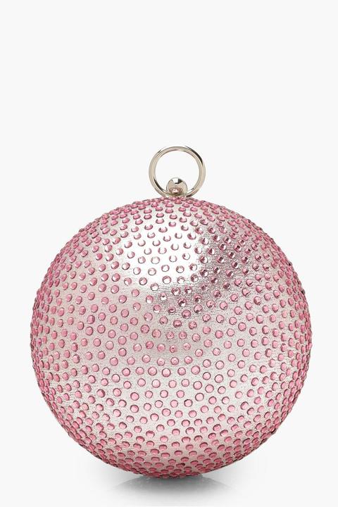 Pochette Sphère En Strass