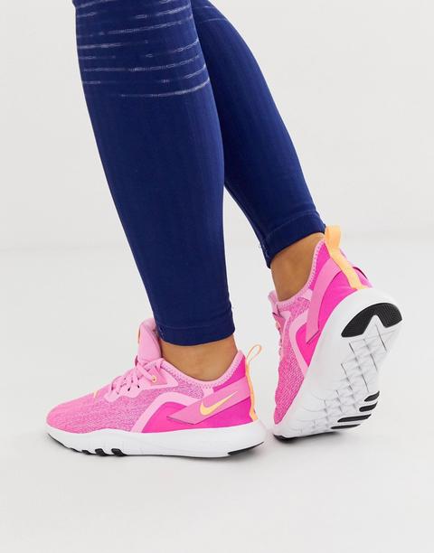 Zapatillas De Deporte En Rosa Flex De Nike Training
