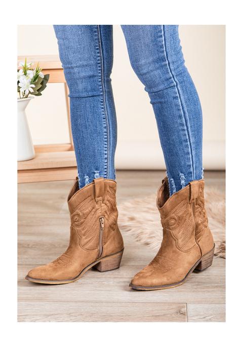 Botines Texas Camel