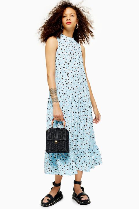 Topshop floral clearance sleeveless dress