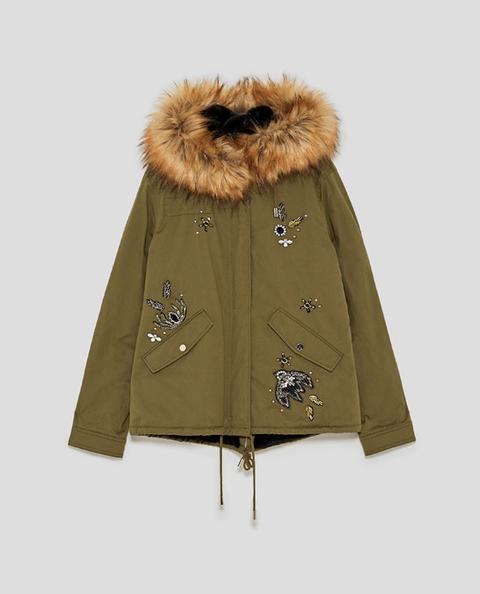 Parka Parches Lentejuelas