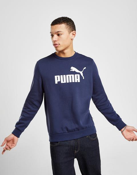 Puma Core Logo Crew Sweatshirt - Navy 