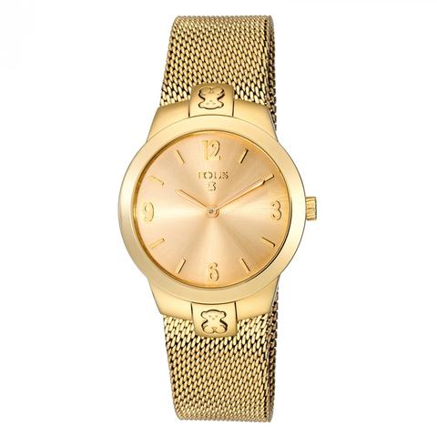 Reloj T-mesh De Acero Ip Dorado