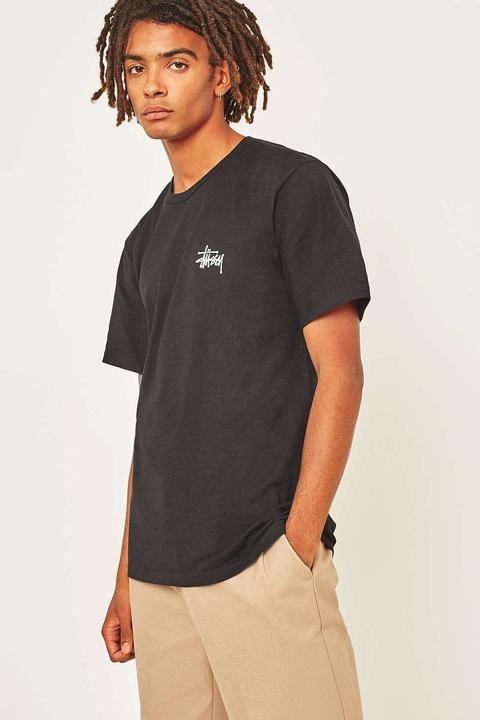 Stussy - Basic-t-shirt In Schwarz - Herren S