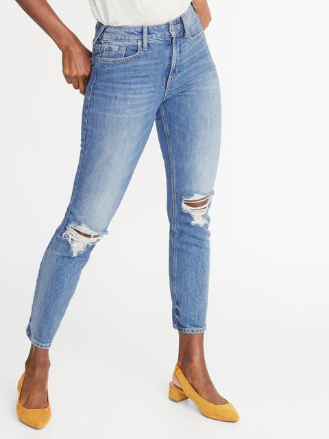 slim straight jeans women