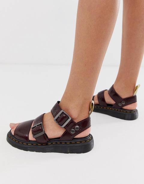 Sandalias Rojas En Tejido Vegano Gryphon De Dr Martens-rojo from ASOS on 21  Buttons