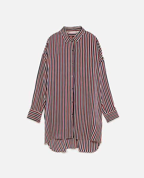 Camisa Rayas Oversize