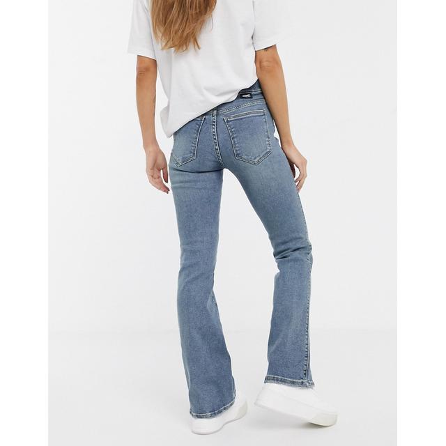 Dr Denim Petite Soniq Mid Rise Flare 