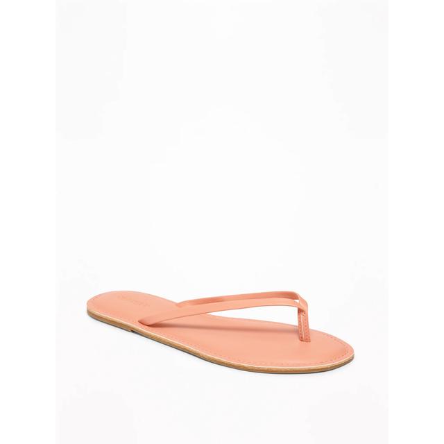 old navy leather flip flops