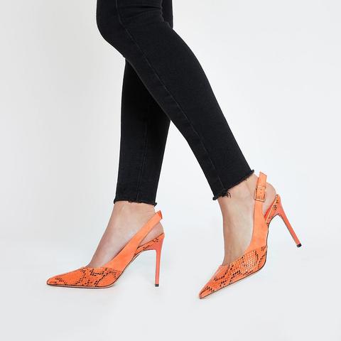 orange court shoes river island