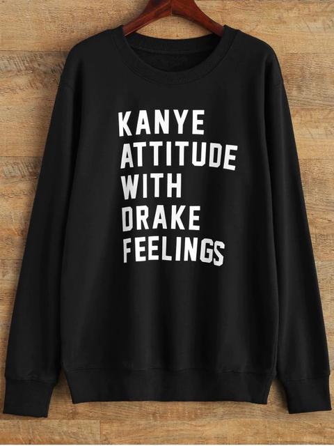 Graphic Crew Neck Streetwear Sweatshirt