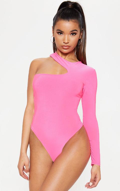 cut out neon bodysuit