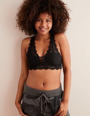 Aerie Romantic Lace Plunge Bralette