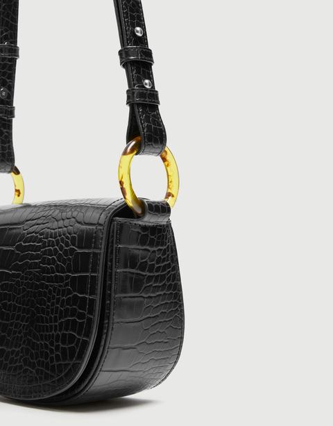 Borsa A Tracolla Effetto Coccodrillo from Pull and Bear on 21 Buttons