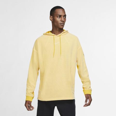 Nike Sudadera Con Capucha De Entrenamiento De Tejido Fleece - Hombre - Amarillo