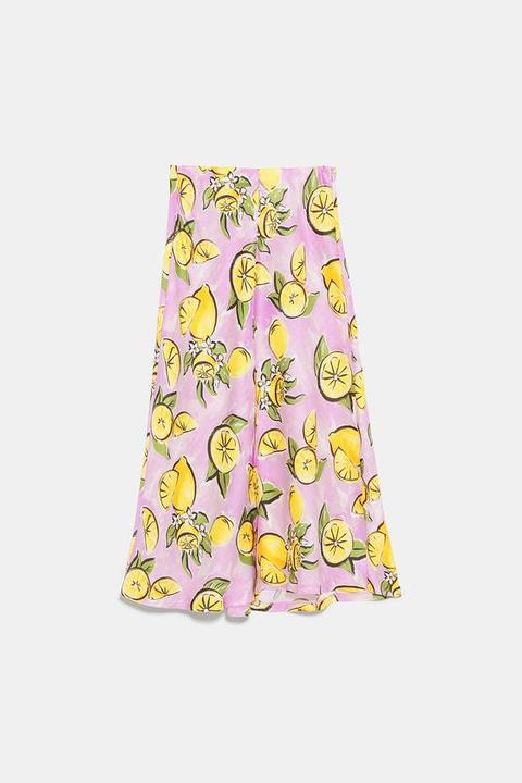 Falda Estampado Limones