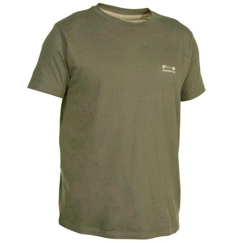 T-shirt Caccia Steppe 100 Manica Corta Verde