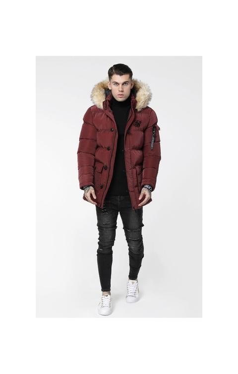 Sik silk sale puff parka jacket