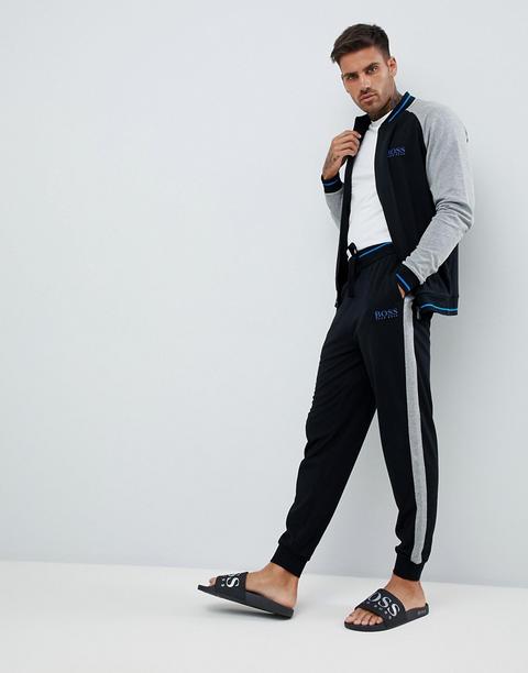 boss authentic cuffed track pants