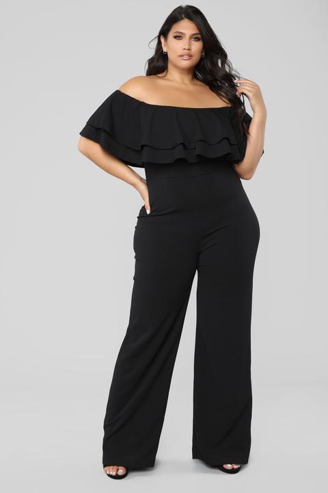 fashion nova ready to ruffle jumpsuit