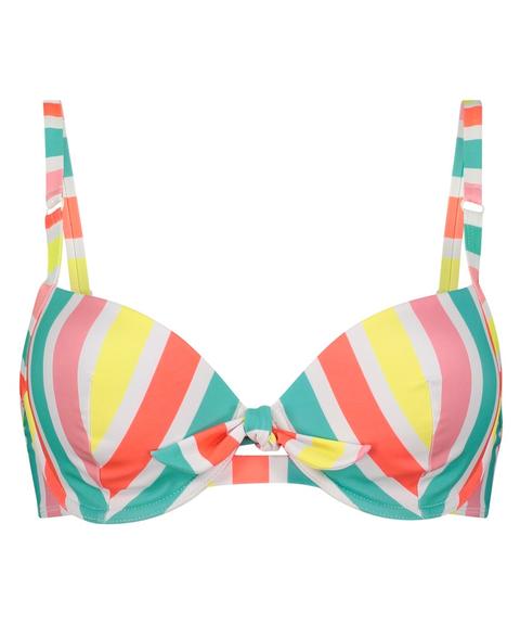 Hunkemöller Top De Bikini De Aros Preformado Tropics Blanco