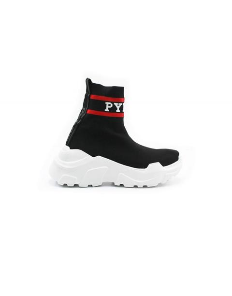 Scarpe Pyrex Donna Nero/rosso/bianco Py20184 Ro