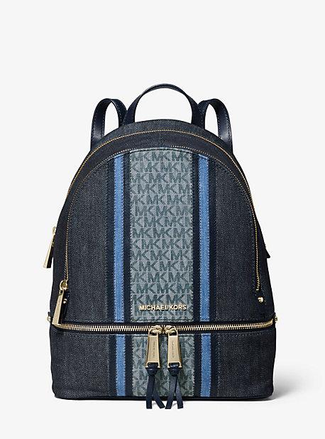 michael kors denim backpack