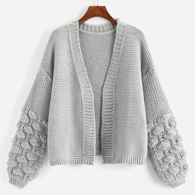 puff sleeve cardigan pattern