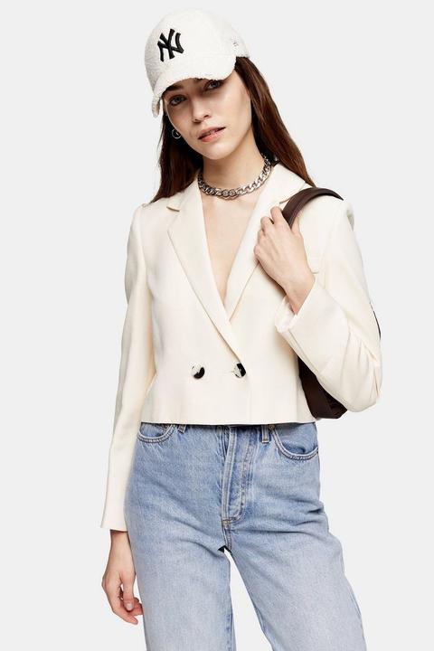 Topshop ivory sale blazer