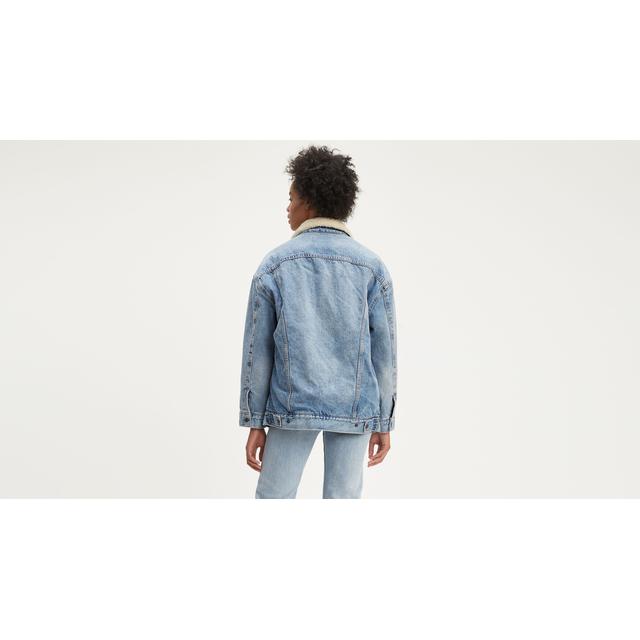 baggy sherpa trucker jacket levis