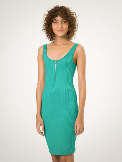 Bodydress Con Zip Verde Smeraldo