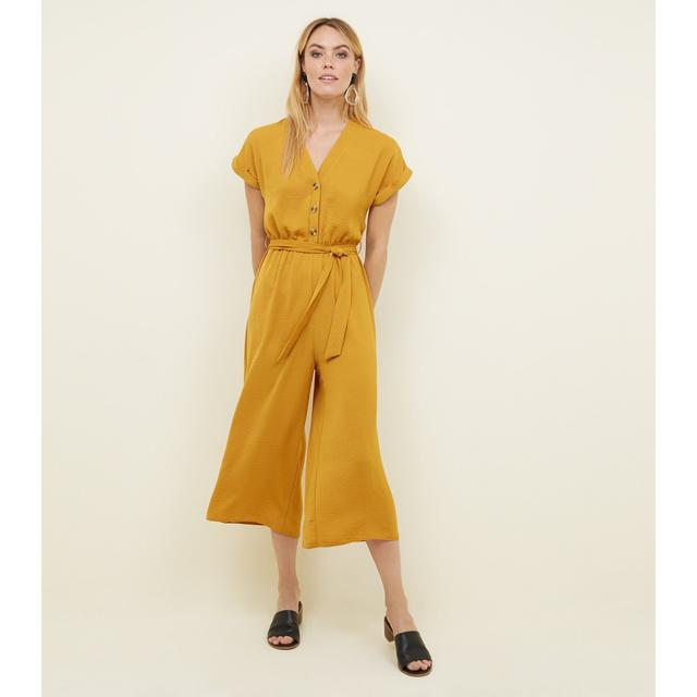 new look mustard jumpsuit